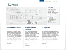 Tablet Screenshot of kylelawcorp.com